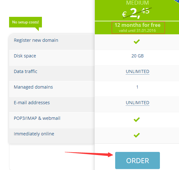 easyname免费主机